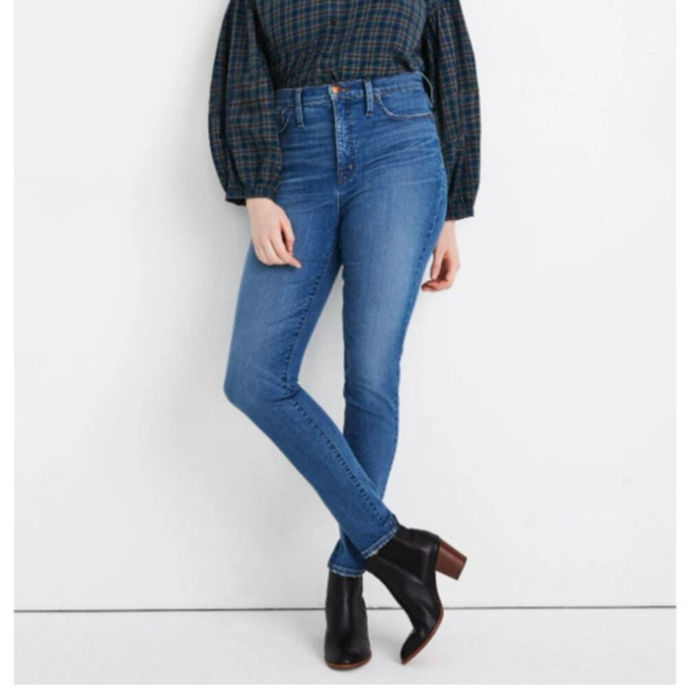 Madewell 11" High-Rise Skinny blue‎ size 32 jeans